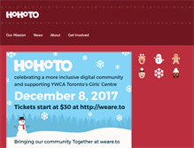 Tablet Screenshot of hohoto.ca